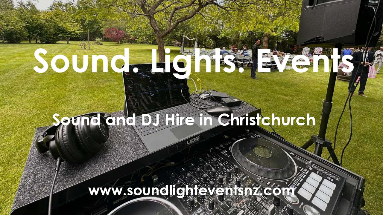 Sound & DJ hire, Christchurch