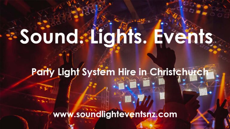 Party Light System Hire in Christchurch